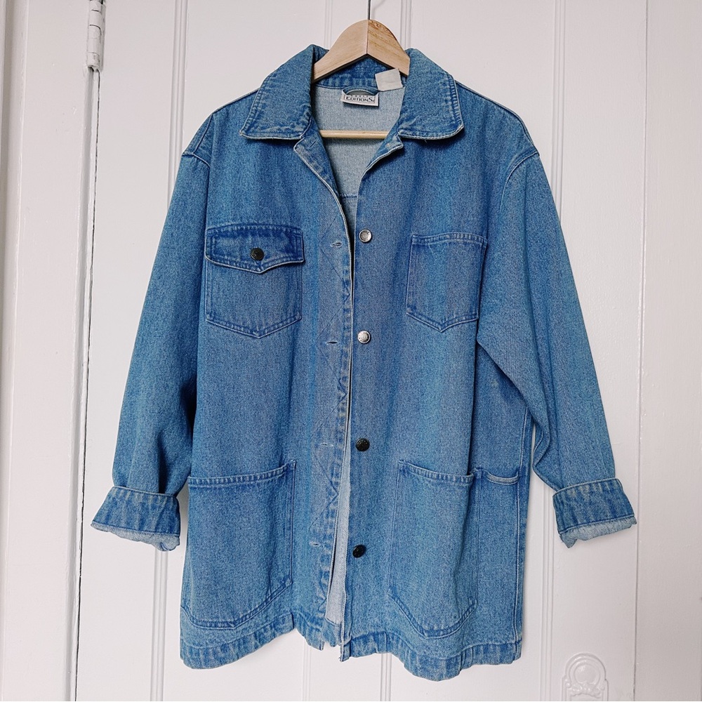 Vintage denim chore jacket